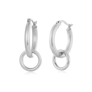 Hoops dubbel zilver