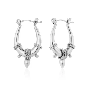 Ibiza sun hoops zilver