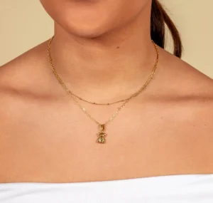 Ketting beertje goud