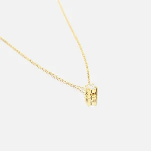 Ketting diamantje goud