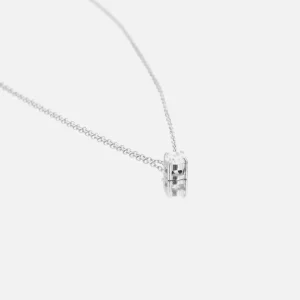 Ketting diamantje zilver