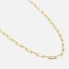 Ketting fancy paperclip goud