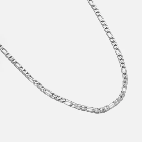 Ketting figaro fancy zilver