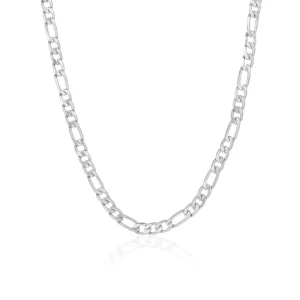 Ketting figaro fancy zilver