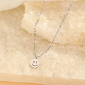 Ketting happy zilver