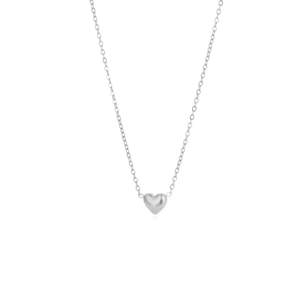 Ketting kleine hart zilver