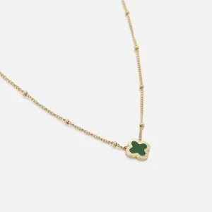 Ketting lucky goud/groen