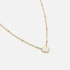 Ketting lucky goud/wit