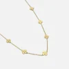 Ketting lucky klavertjes goud