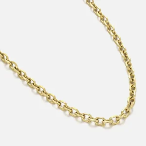 Ketting schakel lux goud