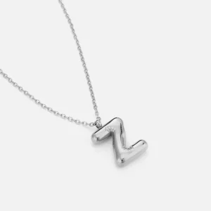 Letterketting zilver Lux