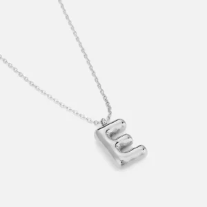 Letterketting zilver Lux