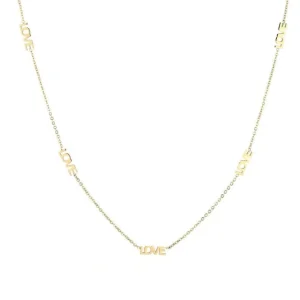 Love ketting goud