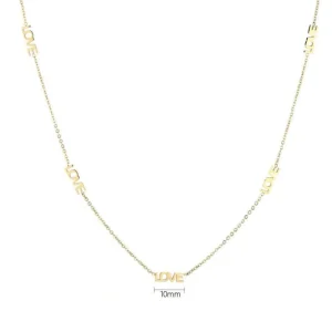 Love ketting goud