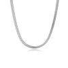 Platte ketting 2mm zilver