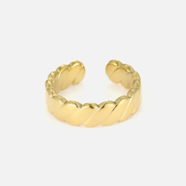 Ring croissant goud