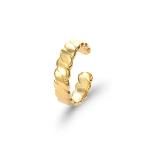 Ring croissant goud