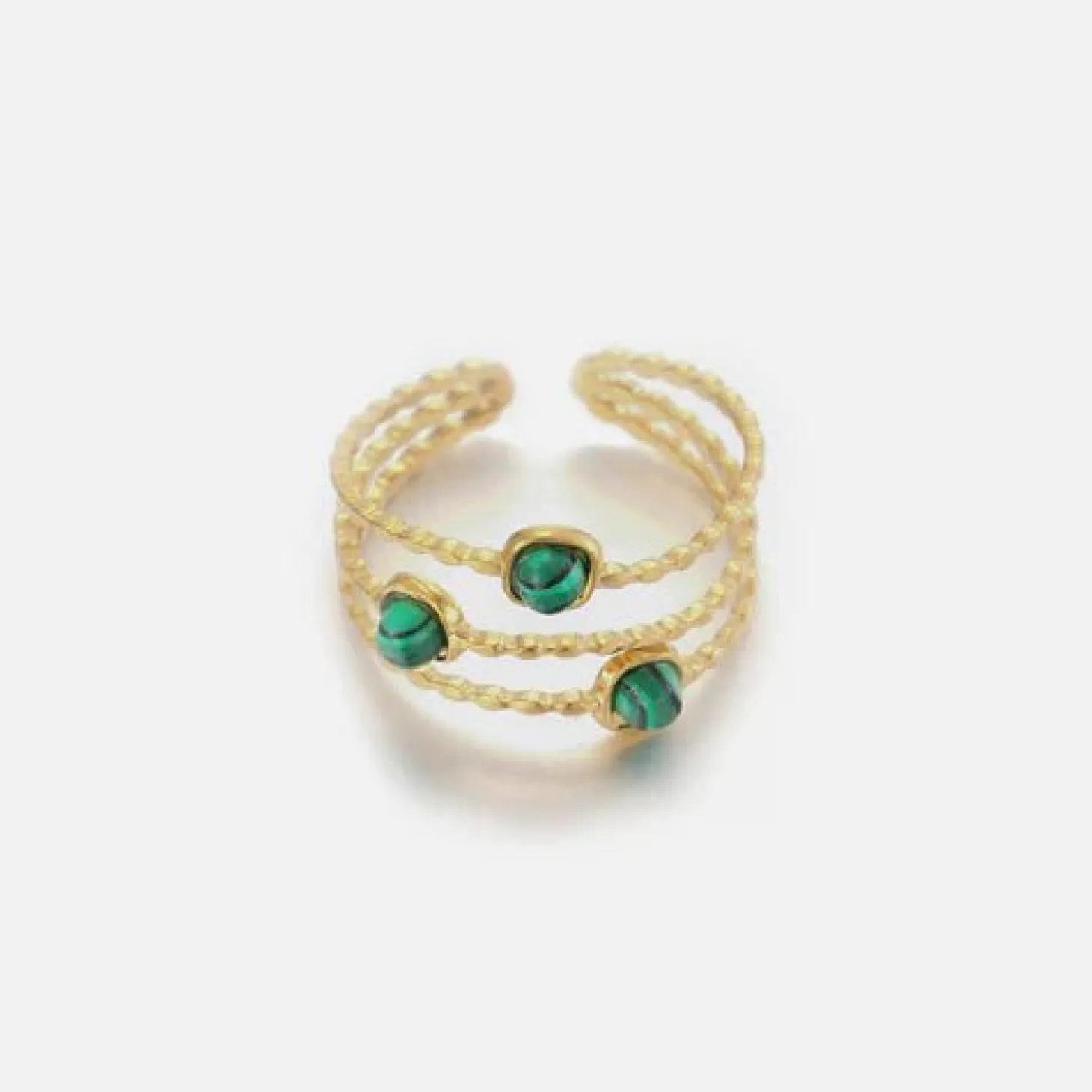 ring_three_gems_green_gou_0.webp Ring three gems green goud