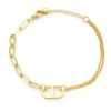 Schakelarmband goodlife goud