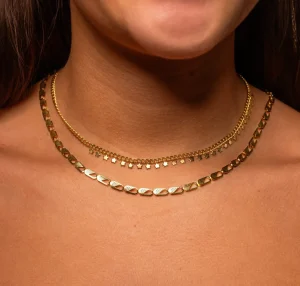 Tier ketting goud