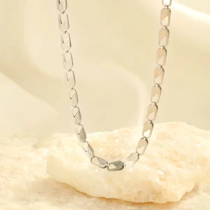 Tier ketting zilver