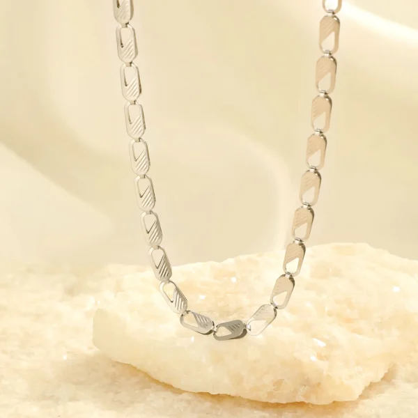 Tier ketting zilver