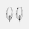 Zen Bali hoops zilver