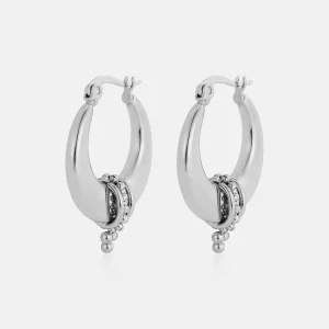 Zen Bali hoops zilver